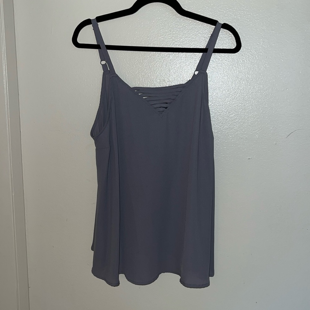 TORRID Sophie Chiffon Swing Cami PURPLE Size 0